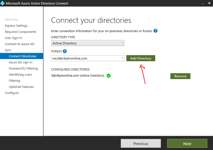 Azure AD Connect: Error 8344 Permission Issue Insufficient Access